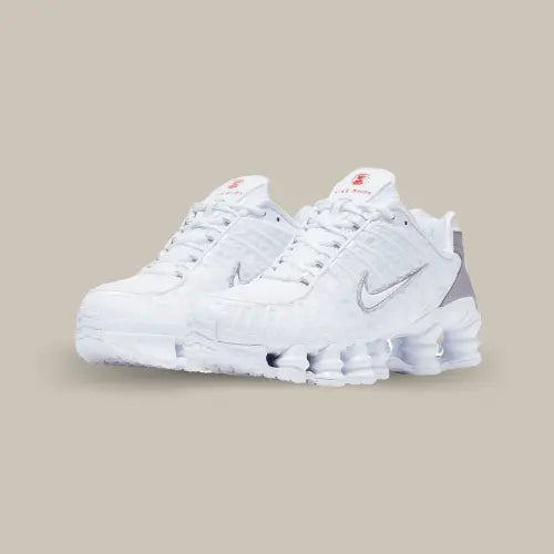 Nike Shox TL Weiß Metallic Silber 