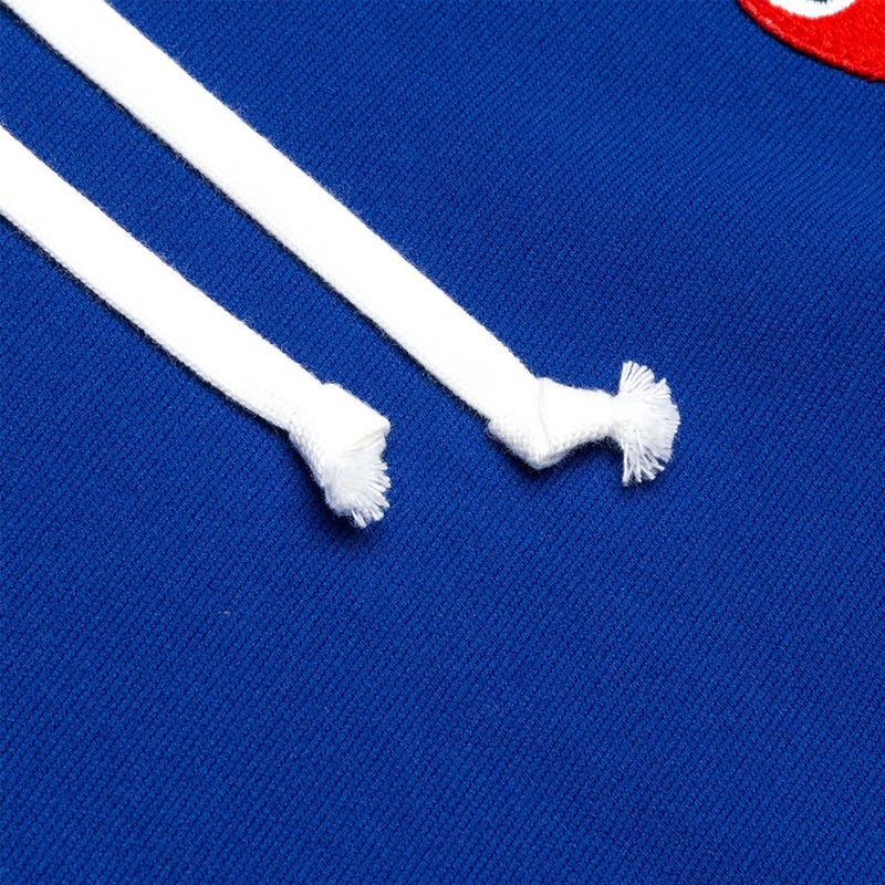CDG Blauer Kapuzenpullover
