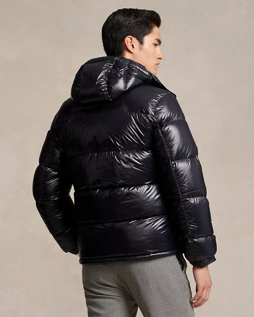 Ralph Lauren glänzende Gorham Daunenjacke