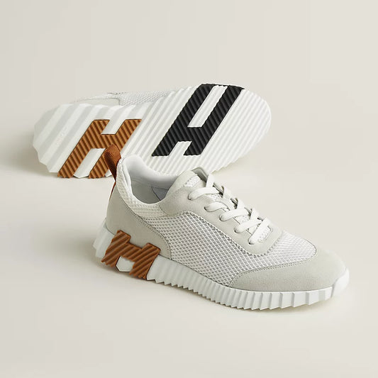 Hermès Bouncing weiß/braun/schwarz