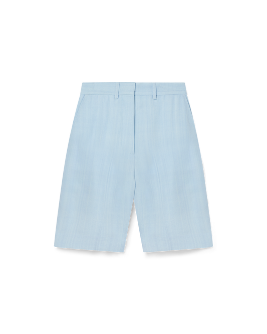 Light Blue Tailored Shorts
